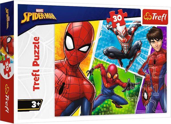 TRF18242 - Puzzle 30 pezzi MARVEL - SPIDERMAN e MIGUEL - 1