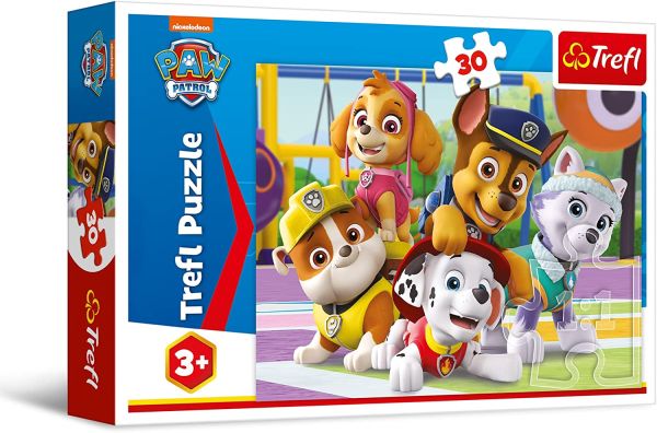 TRF18286 - Puzzle da 30 pezzi Paw Patrol - Sempre in tempo - 1