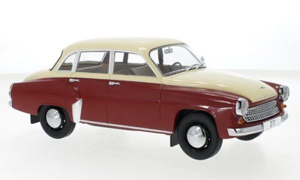 MOD18299 - WARTBURG 311 1959 Bordeaux e beige - 1