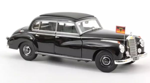 NOREV183707 - MERCEDES BENZ 300 1955 Konrad Adenauer nero - 1