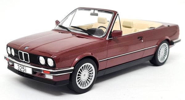 MOD18380 - 1985 BMW 325i E30 Cabrio Rosso scuro metallizzato - 1