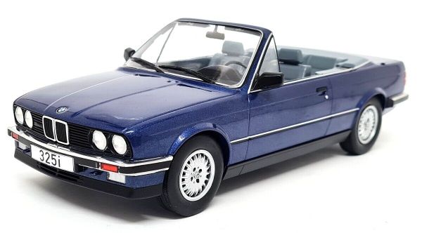 MOD18381 - BMW 325i E30 Cabrio 1985 Blu metallizzato - 1