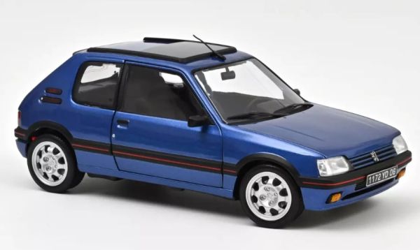 NOREV184844 - Peugeot 205 GTi 1.9 con tetto apribile 1992 Blu Miami - 1