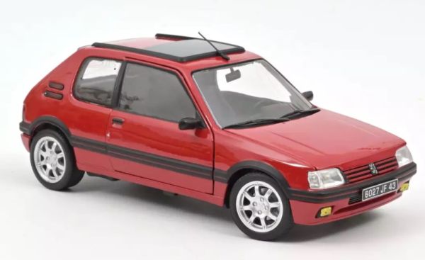 NOREV184848 - PEUGEOT 205 GTi 1.9 PTS Cerchi 1991 Rosso - 1