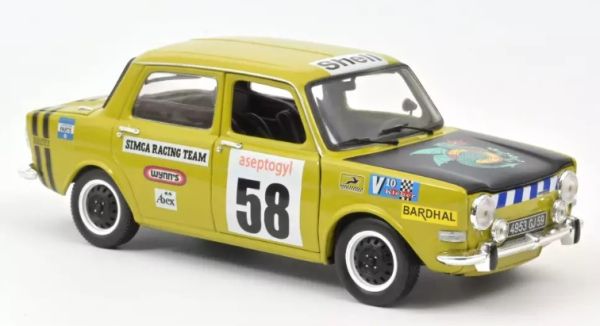 NOREV185699 - SIMCA 1000 Rallye 2 SRT #58 1973 Verde acido - 1