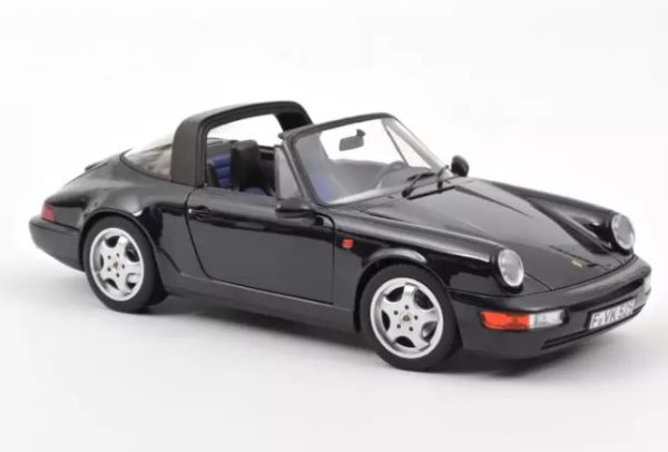 NOREV187340 - PORSCHE 991 Carrera 4 Targa del 1991 blu metallizzato - 1