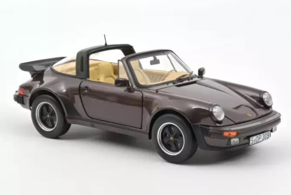 NOREV187665 - PORSCHE 911 Turbo Targa del 1987 marrone metallizzato - 1