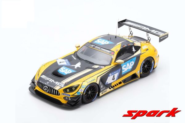 SPA18SG028 - MERCEDES-AMG GT3 N°4 Mercedes-AMG Team Black Falcon 2° 24H Nürburgring 2018 M. Engel/A. Christodoulou/M. Metzger/D. Müller 300 pezzi - 1