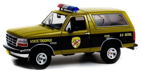 GREEN19113 - FORD Bronco 1996 POLICE Patrol - 1