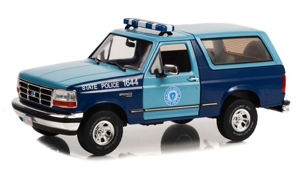 GREEN19120 - 1996 FORD Bronco XLT Polizia di Stato del Massachusetts - 1