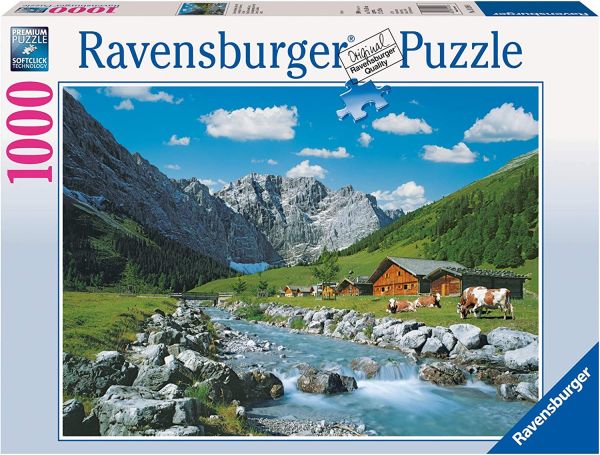 RAV192168 - Puzzle 1000 pezzi Le montagne del Karwendel in Austria - 1