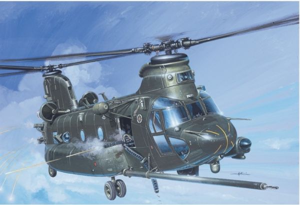 ITA1218 - MH-47 E SOA Elicottero Chinook da montare e verniciare - 1