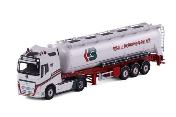 CAV20-1242 - VOLVO FH5 Globettroter 4x2 con cisterna 3 Assi WED J. DE BRUYN & ZN. B.V - 1