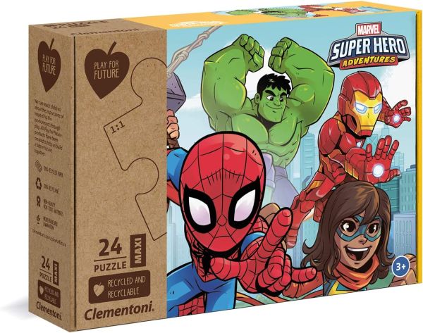 CLE20262 - Puzzle di 24 pezzi Marvel Super Heroes - 1