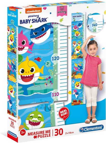 CLE20340 - Puzzle 30 pezzi Misurami - BABY SHARK - 1