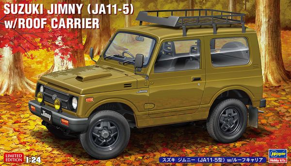 HAW20606 - SUZUKI Jimny con portapacchi verde da assemblare e verniciare - 1