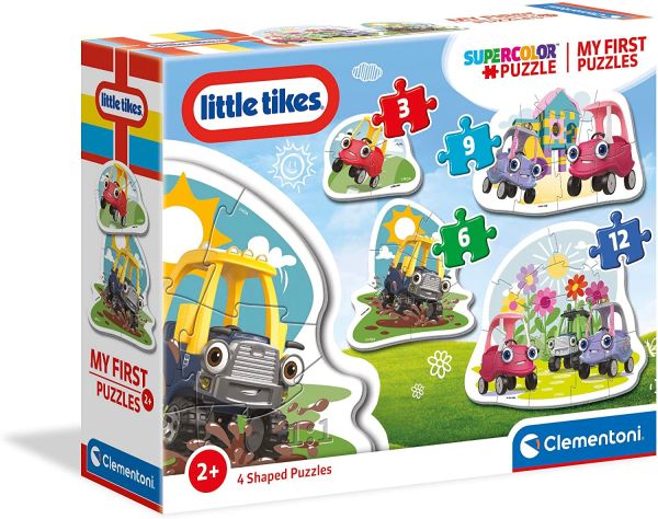 CLE20832 - 4 mini puzzle 3.6.9.12 pezzi LITTLE TIKES - 1