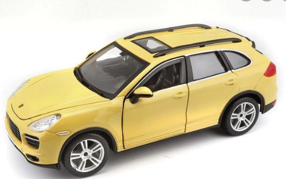 BUR21056GE - PORSCHE Cayenne Turbo giallo - 1