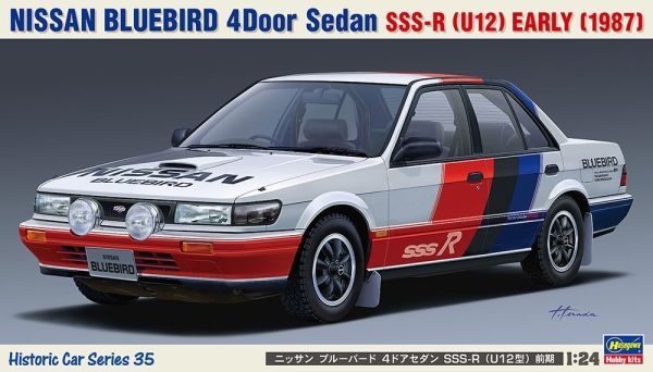 HAW21135 - NISSAN Bluebird Sedan - SSS-R Early 1987 bianco da assemblare e verniciare - 1