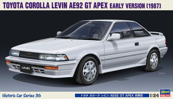 HAW21136 - TOYOTA Corolla Levin AE92 GT APEX 1987 bianco da assemblare e verniciare - 1