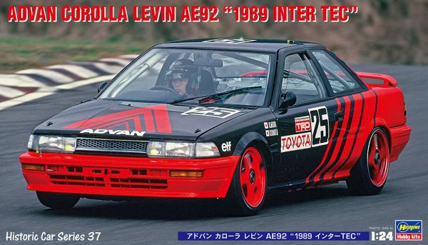 HAW21137 - TOYOTA Corolla Levin AE92 - Advan - INTER TEC 1989 da assemblare e verniciare - 1