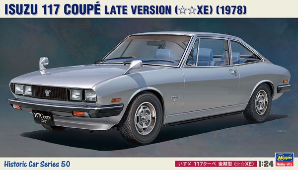 HAW21150 - ISUZU 117 coupé Versione tarda 1978 grigio da assemblare e verniciare - 1