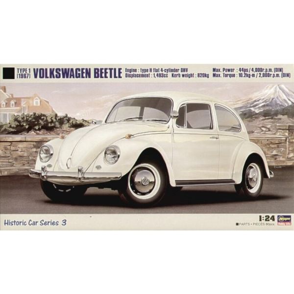 HAW21203 - VOLKSWAGEN Maggiolino 1967 da assemblare e verniciare - 1