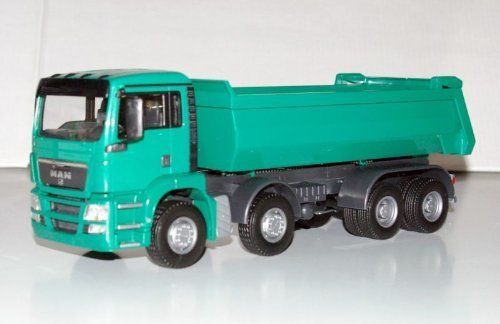 EMEK21666 - Autocarro MAN TGS M 8x4 verde con cassone ribaltabile - 1