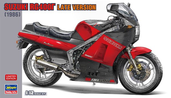 HAW21728 - Moto SUZUKI RG400I, ultima versione da assemblare e vendere - 1