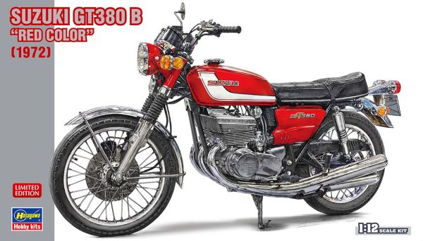 HAW21756 - SUZUKI GT380 B 1972 Rosso da assemblare e verniciare - 1