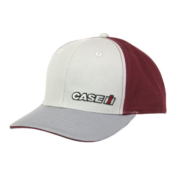 CASCNH22145 - Cappello CASE IH grigio e bordeaux - 1