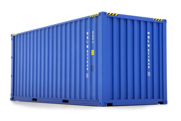 MAR2323-01 - Container marittimo di colore blu 20 piedi - 1