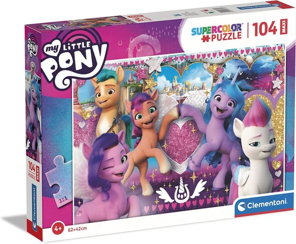 CLE23765 - MAXI Puzzle 104 pezzi My LITTLE PONY - 1