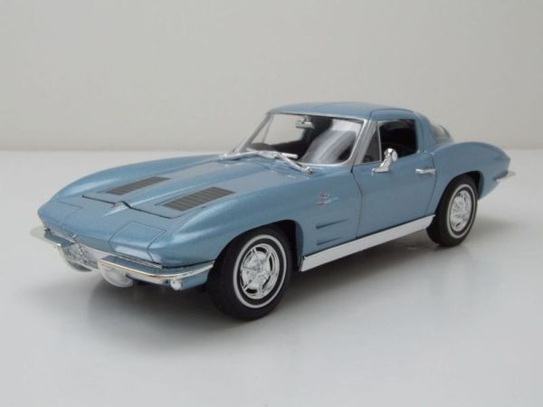 WEL24073BLEU - CHEVROLET Corvette 1963 Blu - 1