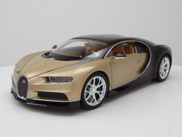 WEL24077GOLD - BUGATTI chiron 2017 Oro e nero - 1