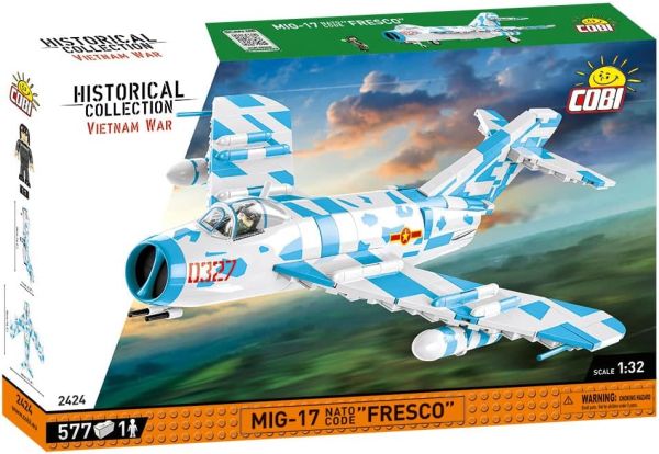 COB2424 - Aereo militare MIG-17 Codice Nato FRESCO - 577 pz. - 1