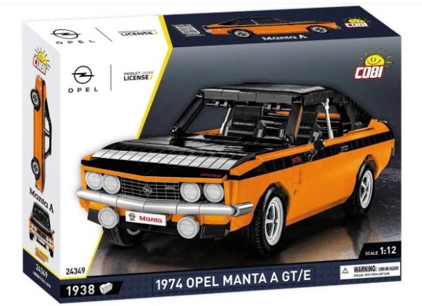 COB24349 - OPEL Manta A GT/E 1974 Arancione e nero - 1938 Pezzi - 1