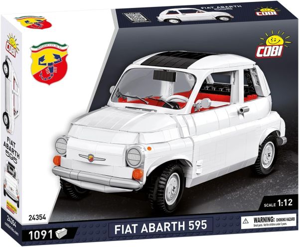 COB24354 - FIAT 500 Abarth 1965 Bianco - 1091 pezzi - 1