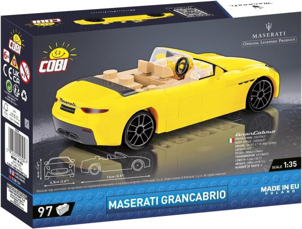 COB24504 - MASERATI Grancabrio giallo - 97 pz. - 1