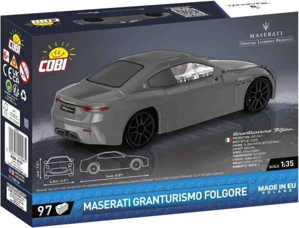 COB24506 - MASERATI Granturismo Flogore nero - 97 pezzi - 1