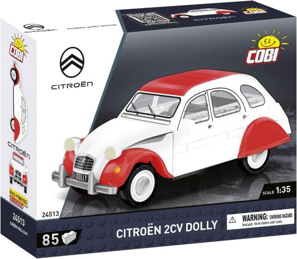 COB24513 - CITROEN 2CV Dolly 1985 Bianco e rosso - 85 pz. - 1