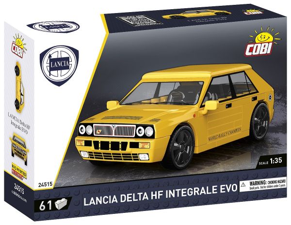 COB24515 - LANCIA Delta HF Intégrale Evo 1991 giallo - 61 pezzi - 1