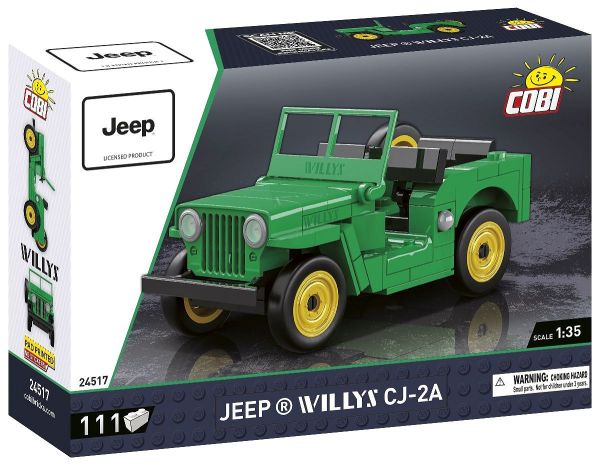 COB24517 - JEEP Willys CJ-2A verde - 111 pezzi - 1