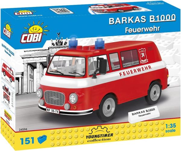 COB24594 - BARKAS B1000 Vigili del fuoco - 151 pz. - 1