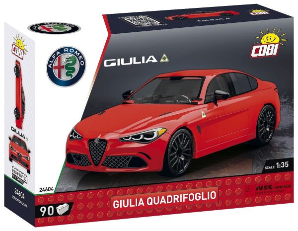 COB24604 - ALFA ROMEO Gulia Quadrifoglio rosso - 90 pezzi - 1