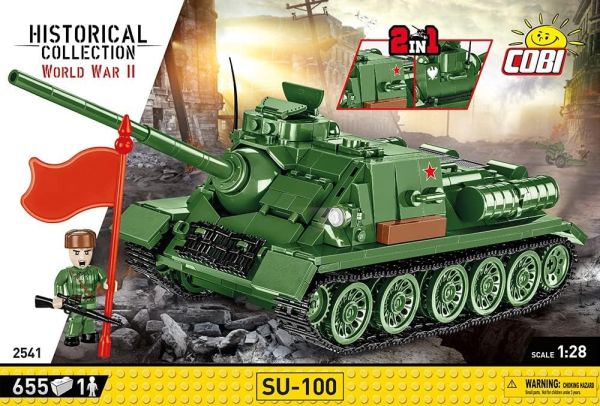 COB2541 - Carro armato russo SU-100 - 655 pezzi - 1