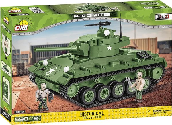 COB2543 - Carro armato U.S. M24 chaffee - 588 pezzi - 1