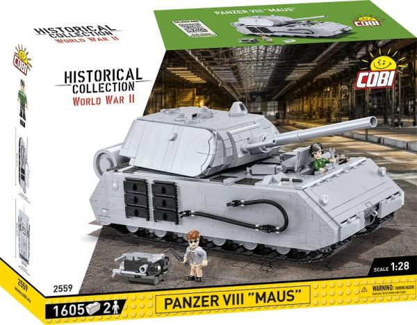 COB2559 - Carro armato PANZER VIII MAUS - 1605 pezzi - 1