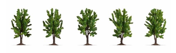 NOC25620 - 5 Alberi a foglia 8 cm - 1