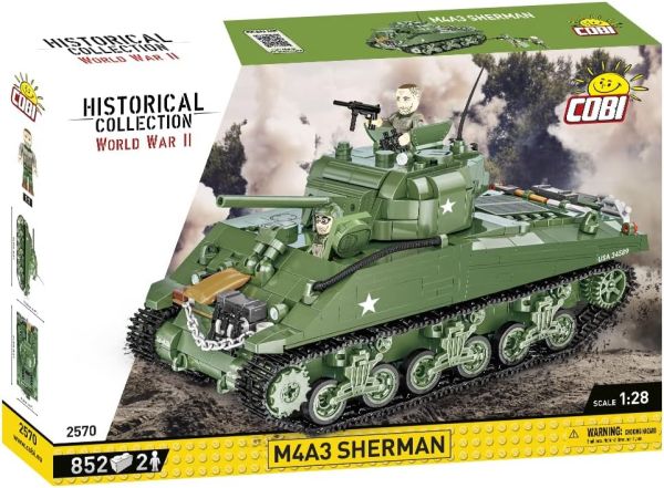 COB2570 - Carro armato M4A3 SHERMAN - 852 pezzi - 1